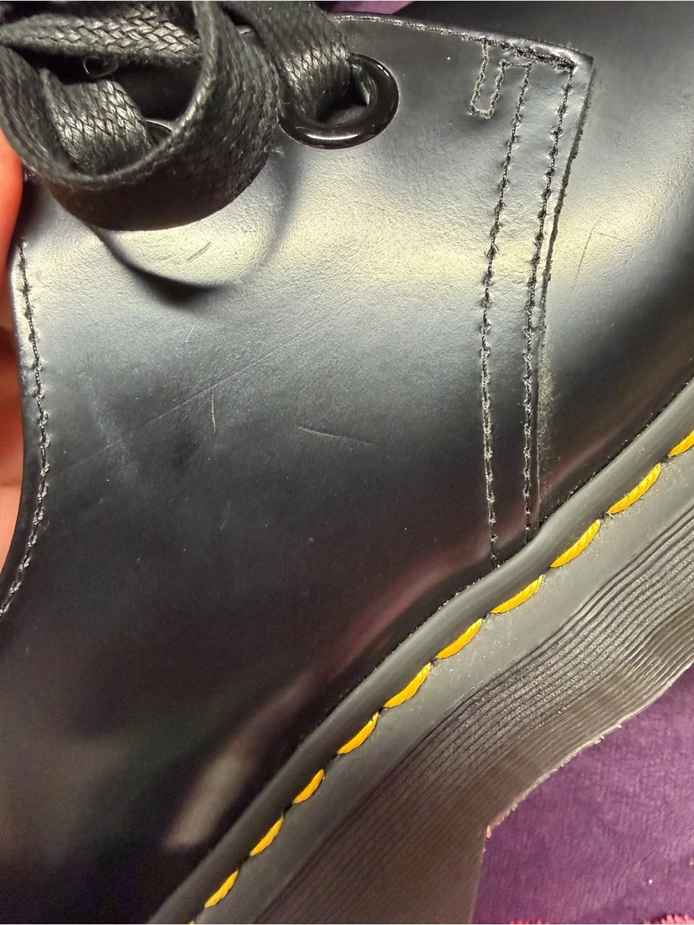 Dr. Martens  1461 SMOOTH LEATHER PLATFORM SHOES